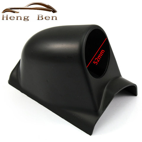 HB-Medidor de tablero de un solo orificio Universal, soporte de montaje en cápsula para mano izquierda, negro, 2 