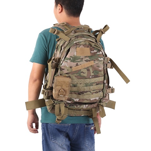 Bolso al aire libre senderismo Camping gran mochila de capacidad militar bolsas de alta calidad Unisex ► Foto 1/6