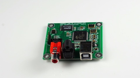 Convertidor USB a Coaxial de fibra óptica, convertidor SPDIF I2S, tablero DAC de 24 bits, 192khz, CM6631A ► Foto 1/4