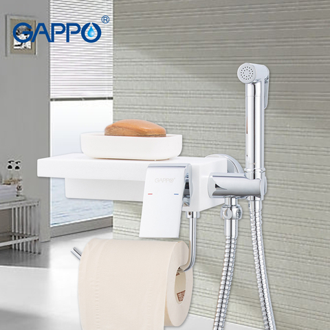 GAPPO-grifo de bidé para baño, rociador de ducha Anal, soporte de estante para Baño ► Foto 1/6