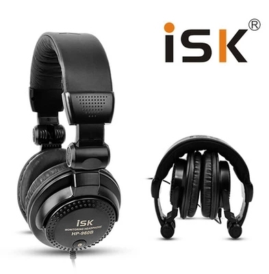 ISK-Auriculares HP-960B con Monitor de estudio, audífonos estéreo dinámicos para DJ, HD, aislantes de ruido, novedad ► Foto 1/3