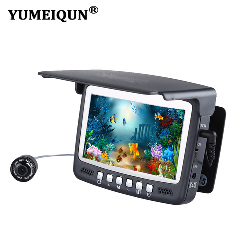 YUMEIQUN-Cámara de buscador de peces subacuática de 15/30M, Monitor LCD de 4,3 pulgadas, cámara de pesca, grabadora de vídeo DVR impermeable de 1000TVL ► Foto 1/6