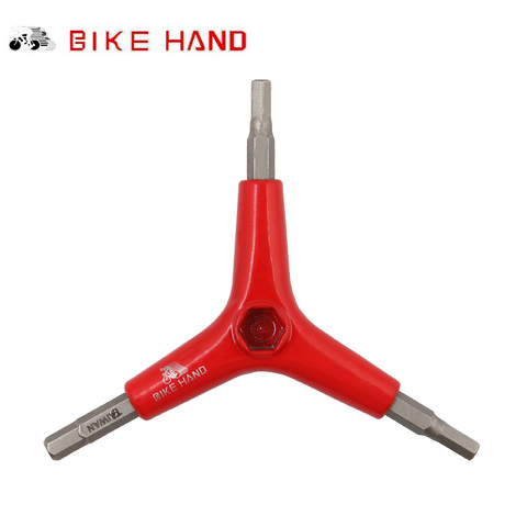 Llave hexagonal de 3 formas para bicicleta de 4/5/6mm, herramientas de Reparación de bicicletas, herramientas de reparación de bicicletas de montaña ► Foto 1/6