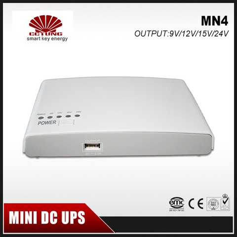 Mini portátil UPS con 110-240 V entrada 9 V/12 V/15/24 V salida 8800 mAh litio batterybuilt en para Universal CCTV y módem equipo ► Foto 1/4