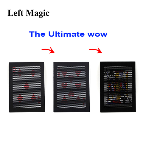 The Ultimate WOW-trucos de magia de la calle, versión 3,0, cambio doble, intercambio Final, tarjetas de Bar para trucos ► Foto 1/6