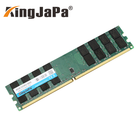 Kingjapa DDR2 4GB Ram 800MHz PC2-6400 PC de escritorio DIMM memoria RAM para el sistema AMD alta Compatible 240 pines ► Foto 1/6