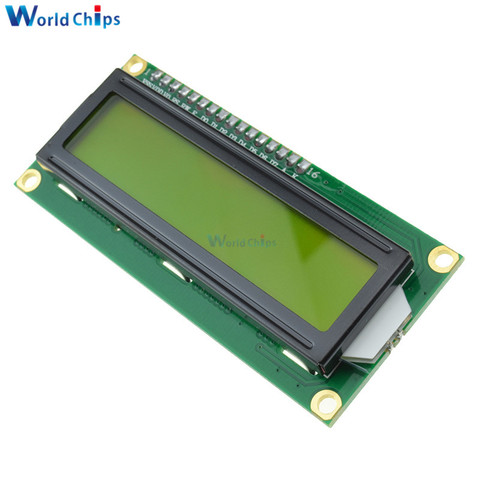 Módulo de pantalla LCD LCD1602 1602, módulo de pantalla de 16x2 caracteres, azul/amarillo, verde, PCF8574T, PCF8574, IIC, I2C, interfaz de 5V para arduino ► Foto 1/6