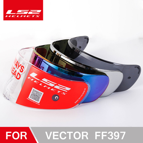 Visera de casco Original LS2 ff397, transparente/humo oscuro/plata/arcoíris, solo para LS2 VECTOR, modelos de lente ► Foto 1/1