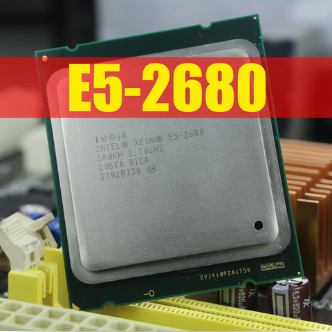 Procesador Intel Xeon E5-2680 C2 SR0KH caché de 20M/2,7/GHz/8,00 GT/s E5 2680 LGA 2011 E5 2680 Eight Core, venta 2670 ► Foto 1/3