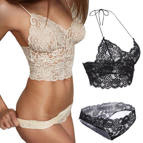 2 Unid marca francesa tentación atractiva transparente de encaje bralette sujetador romántico y sujetadores de encaje para las mujeres ► Foto 1/6