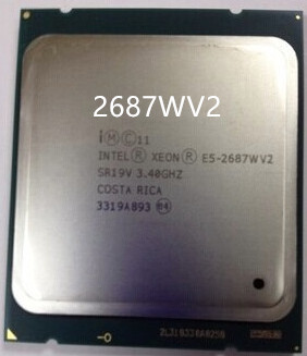 Intel Xeon E5 2687Wv2 SR19V 3,40 GHz 8-Core 25MB LGA 2011 CPU E5 2687W v2 procesador E5-2687WV2 ► Foto 1/1