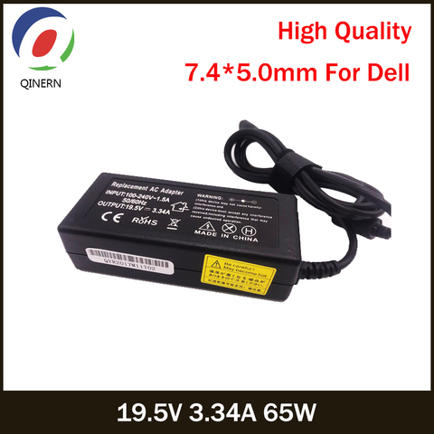 QINERN-adaptador de corriente para portátil Dell, 19,5 V, 3.34A, 65W, 7,4x5,0mm, para Latitude 2120,2100,2110,D430, D400, D410 ► Foto 1/5