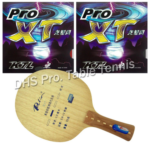 Combo de tenis de mesa profesional, pala de Pádel Palio R57 con 2 gomas KTL Pro XT ► Foto 1/3