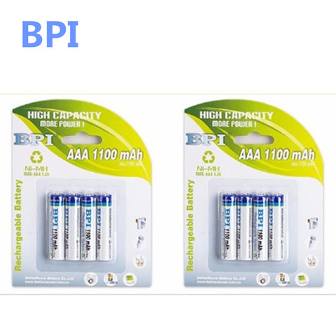 Batería recargable BPI AAA NiMH, 100%, auténtica, auténtica, BPI, tiempos especiales, 1100mAh ► Foto 1/4