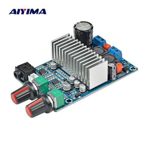 AIYIMA-placa amplificadora para Subwoofer TPA3116D2, amplificador de Audio de 100W, DC12-24V de salida de graves ► Foto 1/6