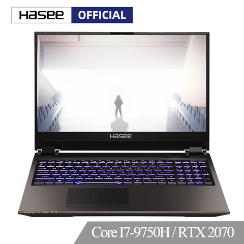 Hasee Z9-CT7PK portátil para juegos (Intel Core I7-9750H + RTX 2070/16GB RAM/256G SSD + 1T HDD/15,6 ''144Hz IPS 72% NTSC) Hasee Notebook ► Foto 1/1