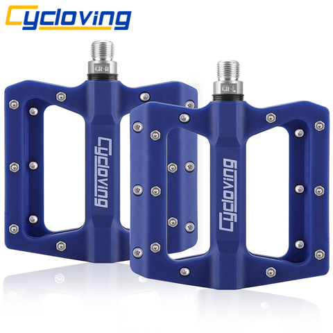 Cycloving pedales de bicicleta Pedal 3 rodamiento sellado ultraligero de Nylon antideslizante pedales de Ciclismo MTB accesorios para bicicletas ► Foto 1/1