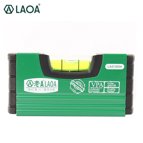 Mini cinta de medición niveladora láser Vertical Horizontal de aleación de aluminio portátil de 100MM ► Foto 1/4
