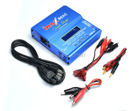 Nuevo cargador de batería RC iMAX B6 AC B6AC Lipo NiMH 3S con Cable de energía Universal B6AC europeo ► Foto 1/6