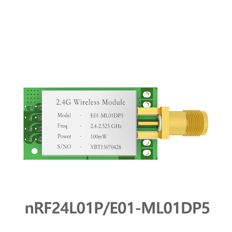 E01-ML01DP5 SPI nRF24L01 PA LNA 2,4 GHz módulo rf 2,5 km mucho rf 2,4 ghz transmisor receptor con escudo para arduino nRF24L01P ► Foto 1/6