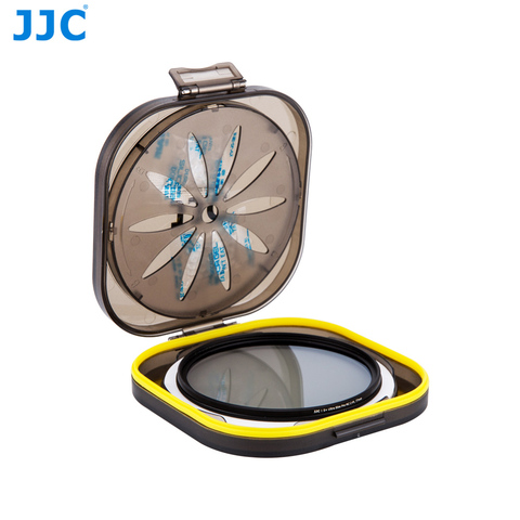 JJC cámara UV CPL funda filtro Protector resistente al agua 37/40. 5/43/46/49/52/58/62/67/72/77mm 82 filtros caja a prueba de humedad ► Foto 1/6