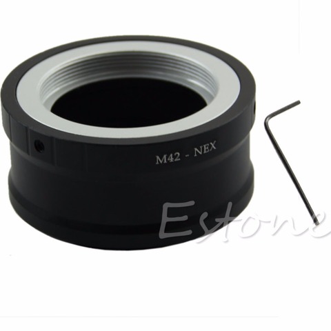 M42 tornillo lente de cámara convertidor adaptador para SONY NEX E montaje NEX-5 NEX-3 NEX-VG10-L060 nuevo caliente ► Foto 1/6