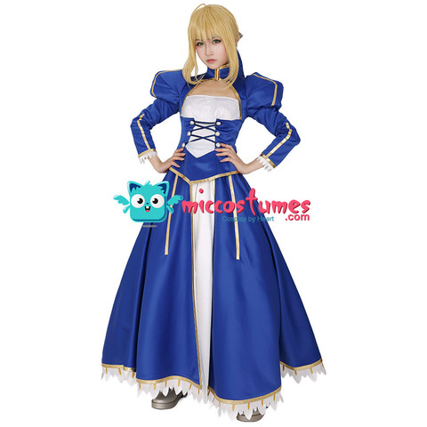 Vestido de Cosplay de Fate Stay Night, sable azul ► Foto 1/5