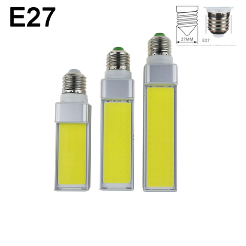 Luz COB e14 g23 g24 e27 bombilla led para lámpara, 7W, 9W, 12W, Blanco cálido, blanco frío, foco, luz de enchufe Horizontal, 220V, 110V, iluminación lateral ► Foto 1/6