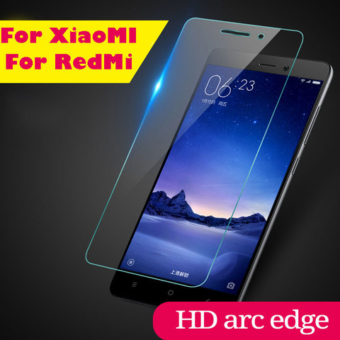 Vidrio templado para Xiaomi Redmi 4, 4X, 4A, 5, 6 pro, a1, Note Redmi 5A, HD, a prueba de explosiones, película protectora de pantalla resistente a los arañazos ► Foto 1/6