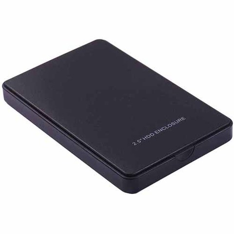 Negro USB 2,0 HDD SSD para externo de 2,5 pulgadas disco duro SATA ► Foto 1/6