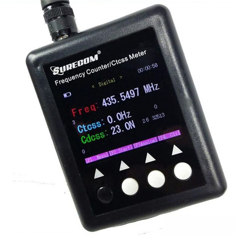 SURECOM-Medidor de frecuencia portátil SF-401 Plus, rango de prueba de 27MHz-3GHz, escáner CTCSS/decodificador DCS DMR, probador de Radio Digital ► Foto 1/1