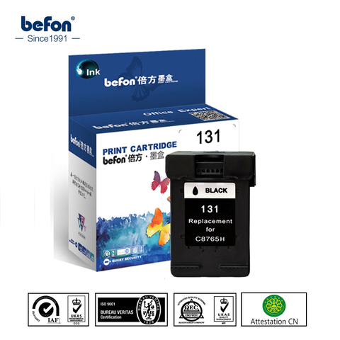 Befon Compatible 131 reemplazo de cartucho de tinta para HP 131 HP131 para Deskjet serie 460, 5740, 5940, 6520, 6540, 2570, 5743, 5943 impresora ► Foto 1/4