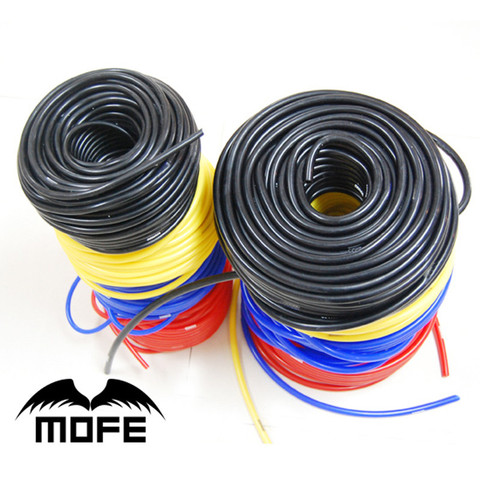 Mofe-Tubo de silicona para aspirador de coche, 5 metros, 3mm/4mm/6mm/8mm, negro/amarillo/azul/rojo, 7,13 ► Foto 1/5