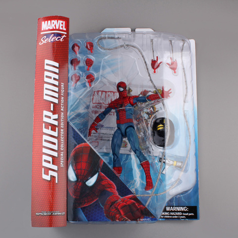 Marvel selecciona el increíble Spider-Man Edición Especial coleccionista figura de acción Super juguete de héroes 7 