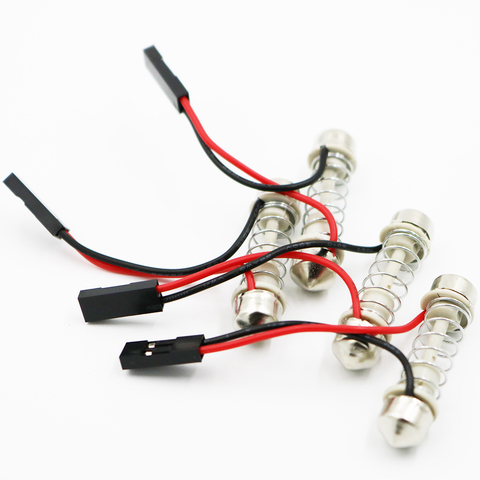 YSY-Cables de conector de festón T4w, para todas las luces Led de coche, Panel de luz domo, enchufe de arnés, adaptador de Pin, 10 Uds. ► Foto 1/4