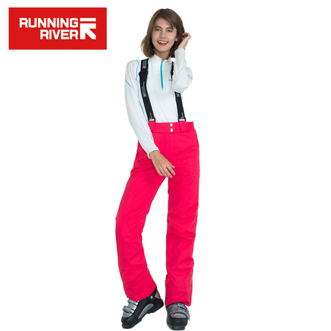 Pantalones de esquí para mujer, marca RUNNING RIVER, para invierno, 7 colores, 5 tamaños, cálidos, para deportes al aire libre, # B6063 ► Foto 1/6