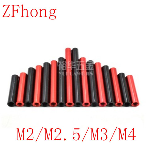 5-10 piezas espaciador de aluminio m2 m2.5 m3 M4 rojo o negro de aluminio redondo separador para RC Multirotors ► Foto 1/1