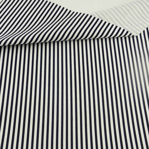 Blanco y Negro estilo a rayas grasa cuarto 100% de algodón tela de algodón estampado para corte y confección arte niños acolchado ropa de cama de coser ► Foto 1/6