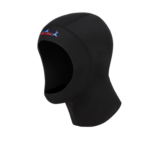 Sombrero de protección en neopreno para natación, 1MM/3mm, gorro de buceo con hombro, sombrero de equipo de esnórquel, cubierta para el cuello, traje de baño ► Foto 1/6