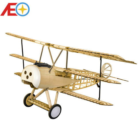 Balsawood aeroplano corte láser energía eléctrica Fokker DRI 1540mm envergadura construcción Kit Woodiness modelo/madera plano ► Foto 1/6