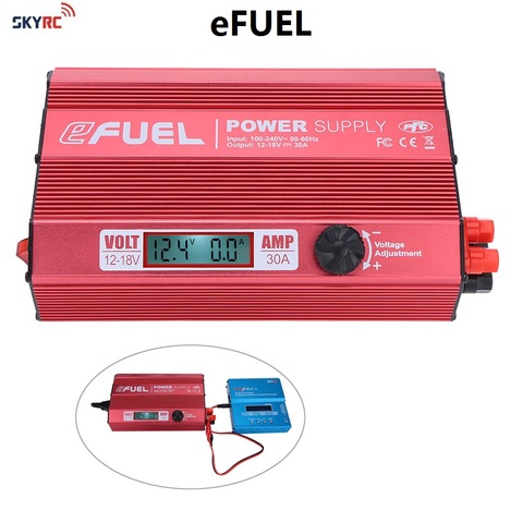 SKYRC-fuente de alimentación para helicóptero a control remoto, eFUEL 30A AC 100-240V a DC 12-18V, cargador de batería, Nueva Versión ► Foto 1/6