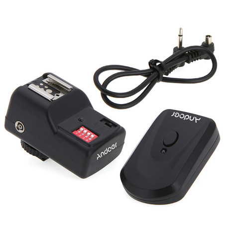 Andoer 16 Channels Radio Wireless Remote Speedlite Flash Trigger Universal for Canon Nikon Pentax Olympus PT-16GY Studio Outdoor ► Foto 1/6