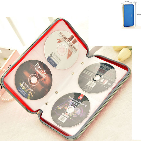 Ymjywl-estuche de CD de compresión resistente al agua, paquete de CD de alta calidad, 80 discos de capacidad para el hogar, oficina y viaje, bolsa de CD de almacenamiento ► Foto 1/4