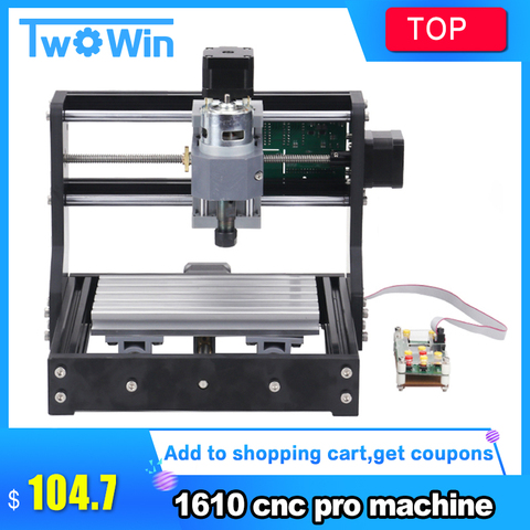 Mini máquina CNC 1610 Pro controlador GRBL, fresadora pcb de 3 ejes, enrutador de madera, grabado láser, con controlador fuera de línea ► Foto 1/1