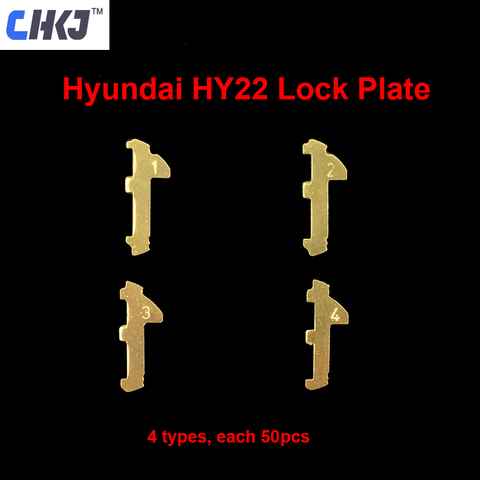 CHKJ-Placa de bloqueo de coche HY22 lengüeta de coche para HYUNDAI/IX30/35/S8/K5/Verna/New Sportage, kit de reparación de Material de latón, 10 Uds. + resorte, 200 Uds./lote ► Foto 1/4