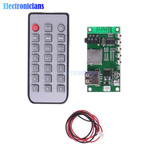 KCX BT001-módulo receptor de Audio inalámbrico por Bluetooth 4,2, placa decodificadora MP3, circuitos integrados estéreo con Control remoto ► Foto 1/6