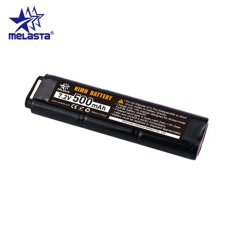 Melasta 2/3N 6 S 7,2 V 500 mAh batería de Ni-MH para CM030 CM121... CM122... marui 18C... P8... M93R AEP AEG M81... M84 & TM AEP armas de Airsoft juguete ► Foto 1/5