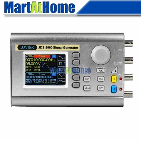 Digital Dual-Canal DDS generador de señal función de forma de onda arbitraria de 15 MHz de forma de onda, tasa de muestreo 266MSa/s 1 mVpp 2,4 