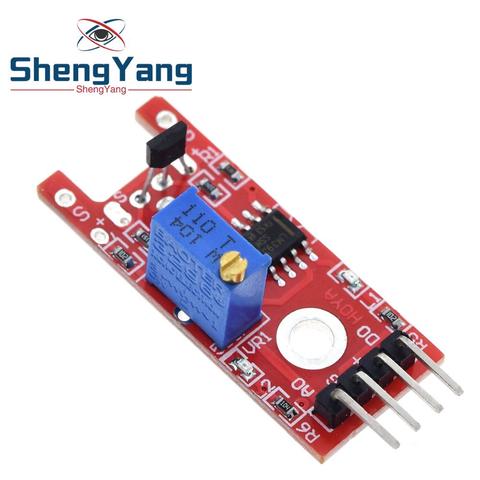 Shenyang Electrónica Inteligente 4pin KY-024 lineal Magnetic Hall interruptores Módulo Sensor de conteo de velocidad para arduino DIY Kit ► Foto 1/6