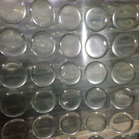 100 Uds 16 20 25mm redondo 3D transparente/Flash adhesivo transparente epoxi círculos pegatinas de tapa de botella de manualidades DIY ► Foto 1/5
